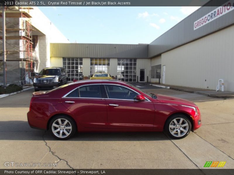Crystal Red Tintcoat / Jet Black/Jet Black Accents 2013 Cadillac ATS 2.5L