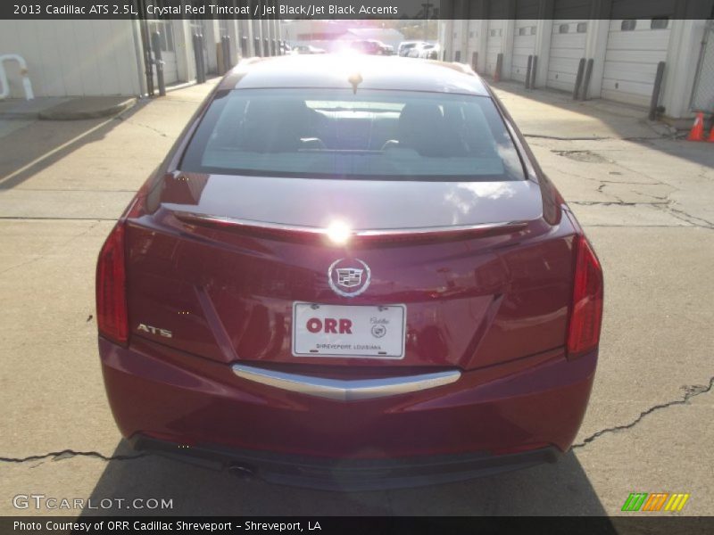 Crystal Red Tintcoat / Jet Black/Jet Black Accents 2013 Cadillac ATS 2.5L