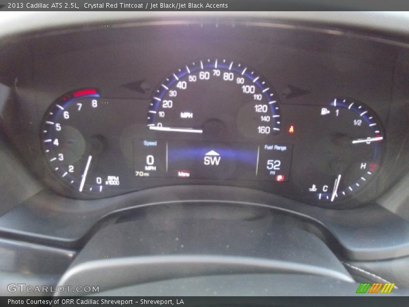 Crystal Red Tintcoat / Jet Black/Jet Black Accents 2013 Cadillac ATS 2.5L