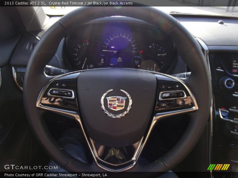 Crystal Red Tintcoat / Jet Black/Jet Black Accents 2013 Cadillac ATS 2.5L
