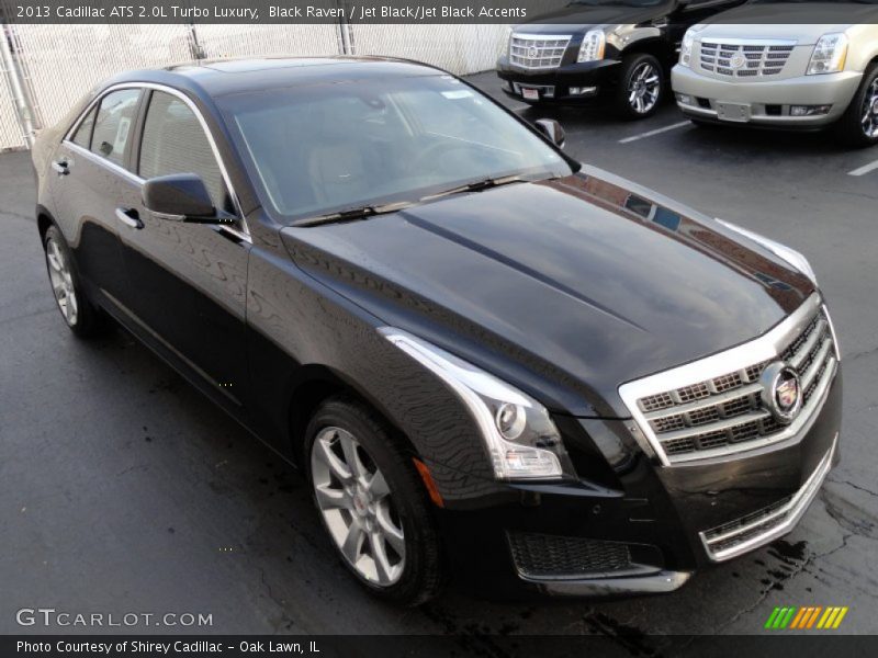 Black Raven / Jet Black/Jet Black Accents 2013 Cadillac ATS 2.0L Turbo Luxury