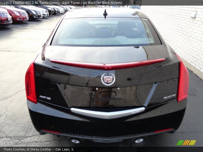 Black Raven / Jet Black/Jet Black Accents 2013 Cadillac ATS 2.0L Turbo Luxury
