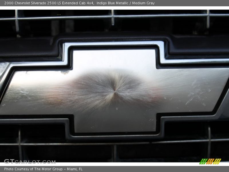 Indigo Blue Metallic / Medium Gray 2000 Chevrolet Silverado 2500 LS Extended Cab 4x4