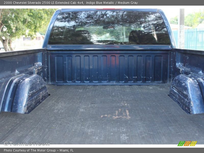 Indigo Blue Metallic / Medium Gray 2000 Chevrolet Silverado 2500 LS Extended Cab 4x4