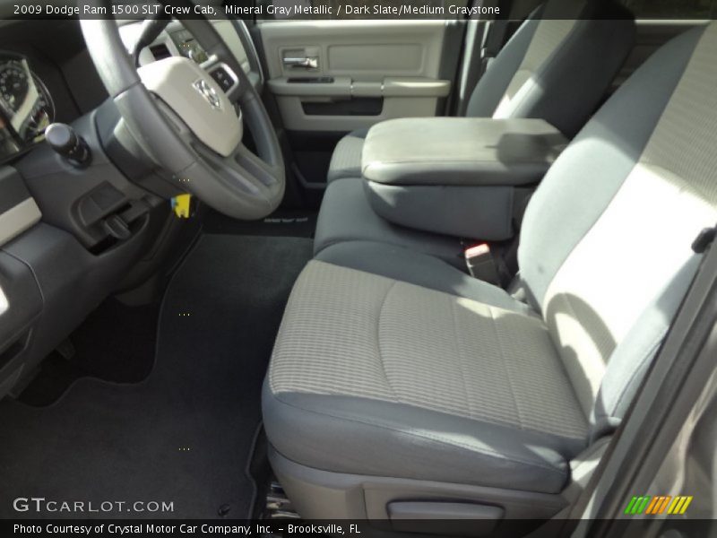 Mineral Gray Metallic / Dark Slate/Medium Graystone 2009 Dodge Ram 1500 SLT Crew Cab