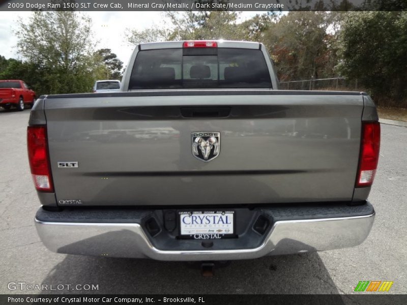 Mineral Gray Metallic / Dark Slate/Medium Graystone 2009 Dodge Ram 1500 SLT Crew Cab