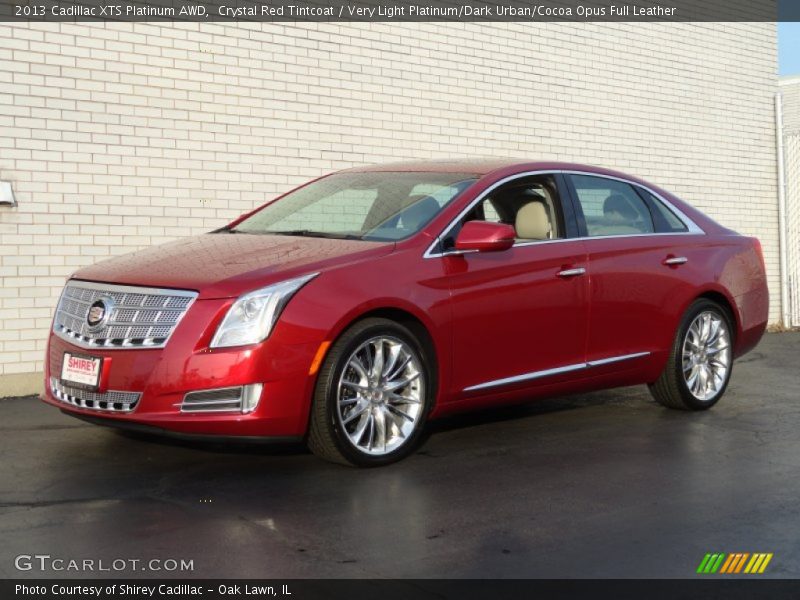 Crystal Red Tintcoat / Very Light Platinum/Dark Urban/Cocoa Opus Full Leather 2013 Cadillac XTS Platinum AWD