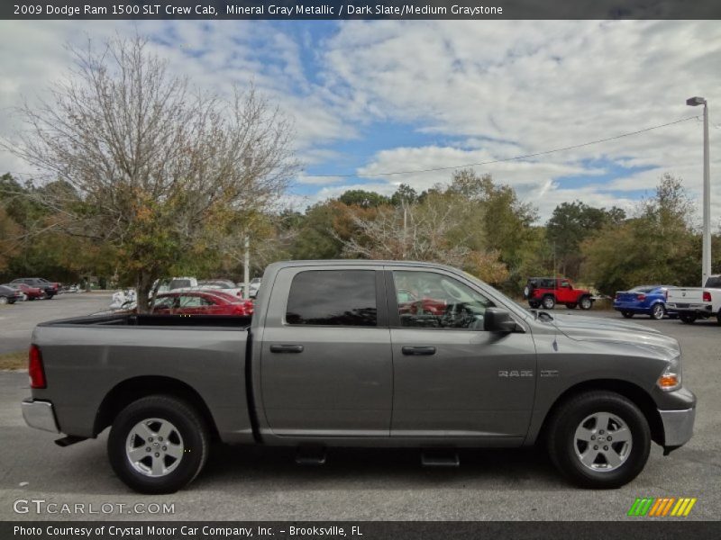 Mineral Gray Metallic / Dark Slate/Medium Graystone 2009 Dodge Ram 1500 SLT Crew Cab