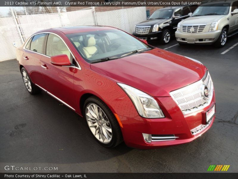 Crystal Red Tintcoat / Very Light Platinum/Dark Urban/Cocoa Opus Full Leather 2013 Cadillac XTS Platinum AWD