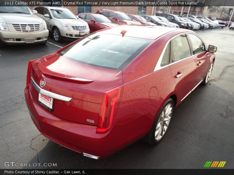 Crystal Red Tintcoat / Very Light Platinum/Dark Urban/Cocoa Opus Full Leather 2013 Cadillac XTS Platinum AWD