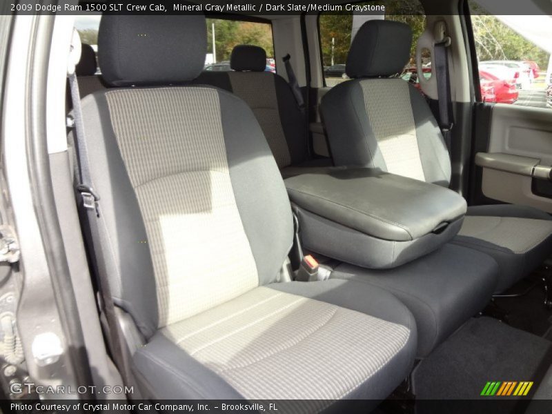Mineral Gray Metallic / Dark Slate/Medium Graystone 2009 Dodge Ram 1500 SLT Crew Cab