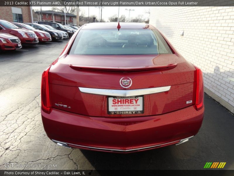 Crystal Red Tintcoat / Very Light Platinum/Dark Urban/Cocoa Opus Full Leather 2013 Cadillac XTS Platinum AWD