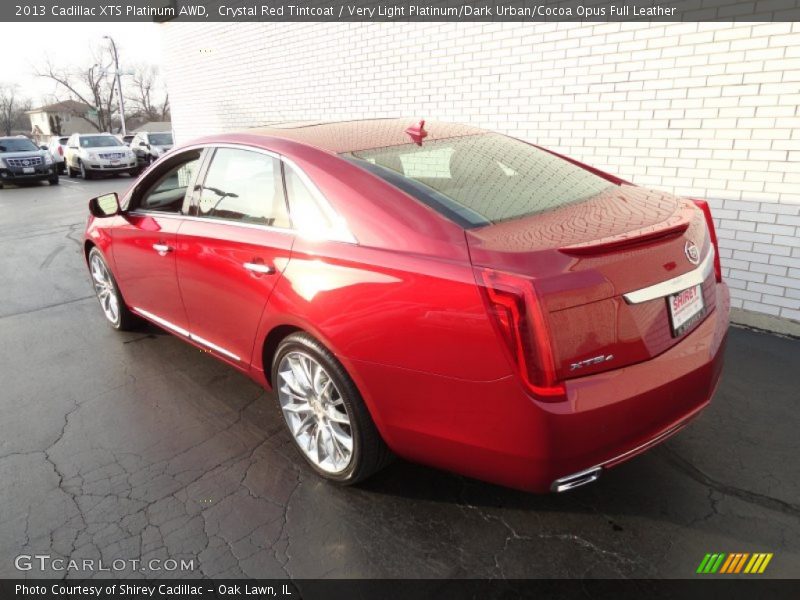 Crystal Red Tintcoat / Very Light Platinum/Dark Urban/Cocoa Opus Full Leather 2013 Cadillac XTS Platinum AWD