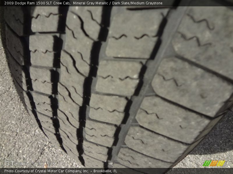 Mineral Gray Metallic / Dark Slate/Medium Graystone 2009 Dodge Ram 1500 SLT Crew Cab