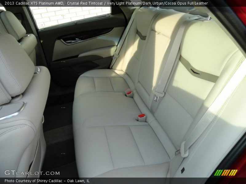 Rear Seat of 2013 XTS Platinum AWD