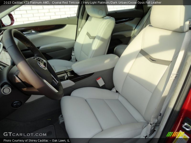 Front Seat of 2013 XTS Platinum AWD