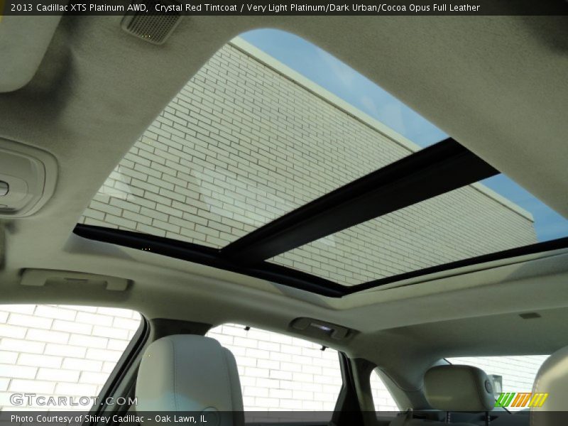 Crystal Red Tintcoat / Very Light Platinum/Dark Urban/Cocoa Opus Full Leather 2013 Cadillac XTS Platinum AWD