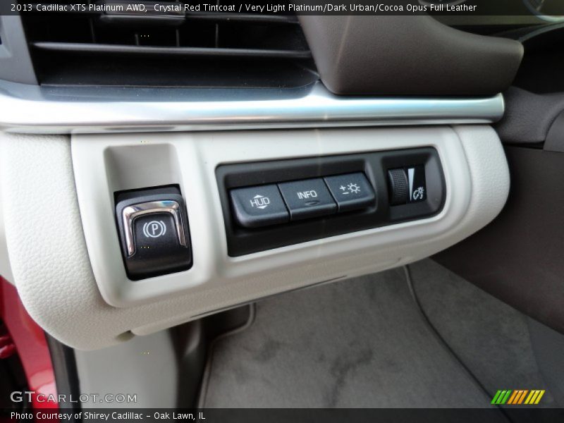 Controls of 2013 XTS Platinum AWD