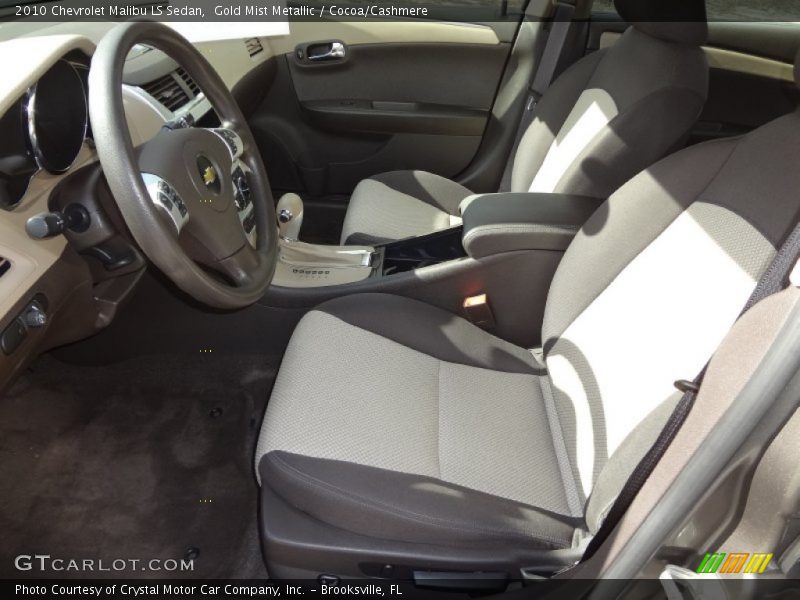 Gold Mist Metallic / Cocoa/Cashmere 2010 Chevrolet Malibu LS Sedan