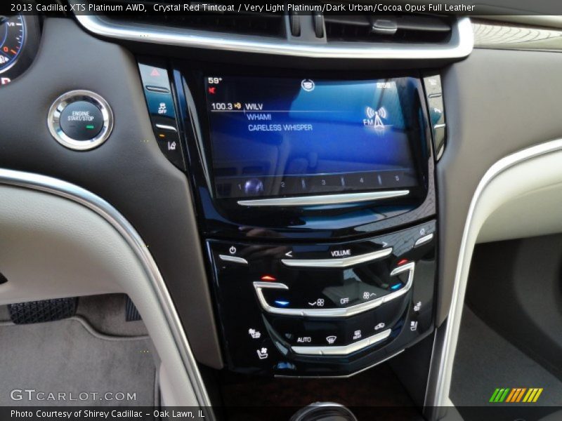 Controls of 2013 XTS Platinum AWD