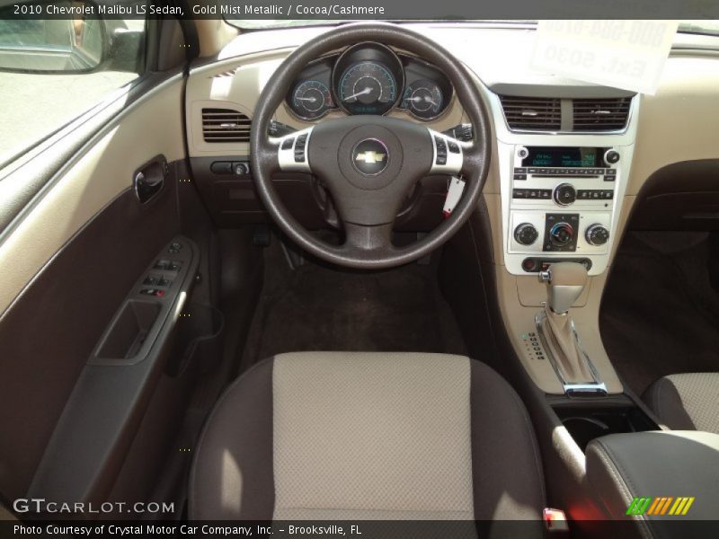 Gold Mist Metallic / Cocoa/Cashmere 2010 Chevrolet Malibu LS Sedan