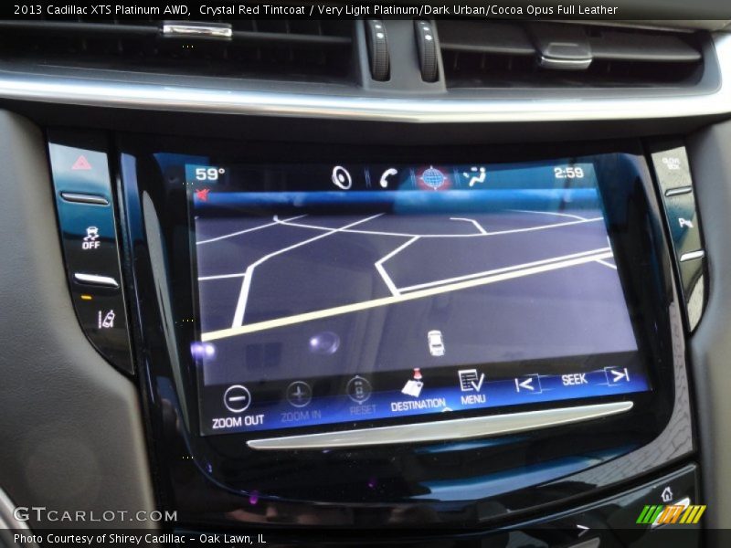 Crystal Red Tintcoat / Very Light Platinum/Dark Urban/Cocoa Opus Full Leather 2013 Cadillac XTS Platinum AWD
