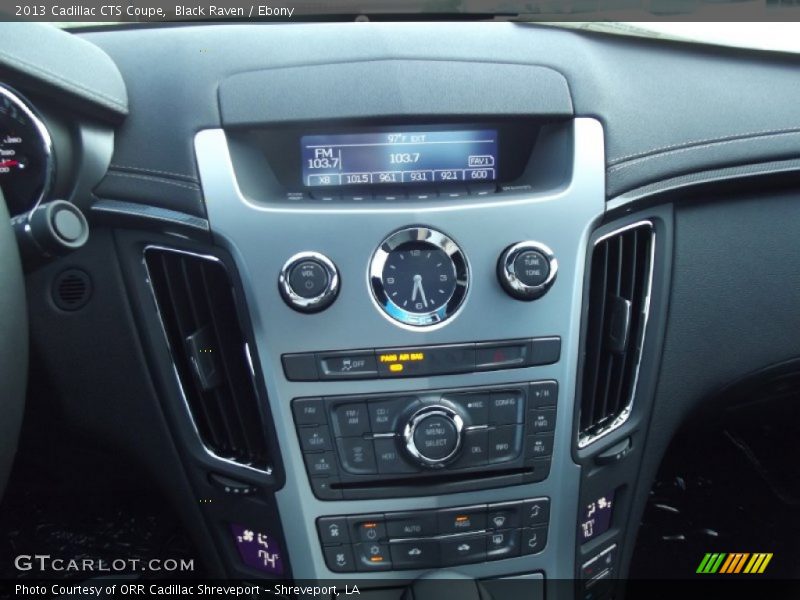 Black Raven / Ebony 2013 Cadillac CTS Coupe