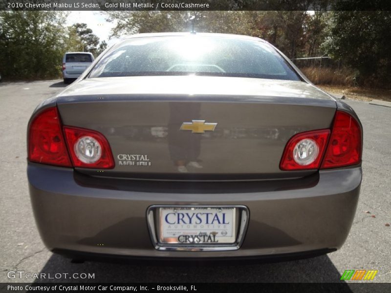 Gold Mist Metallic / Cocoa/Cashmere 2010 Chevrolet Malibu LS Sedan