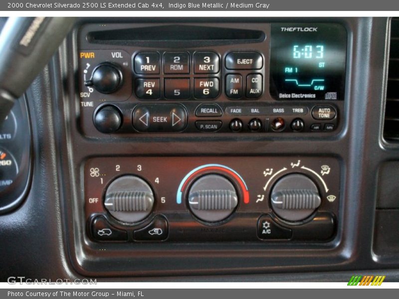 Indigo Blue Metallic / Medium Gray 2000 Chevrolet Silverado 2500 LS Extended Cab 4x4