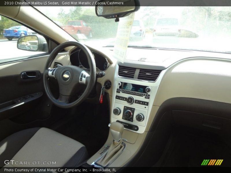 Gold Mist Metallic / Cocoa/Cashmere 2010 Chevrolet Malibu LS Sedan