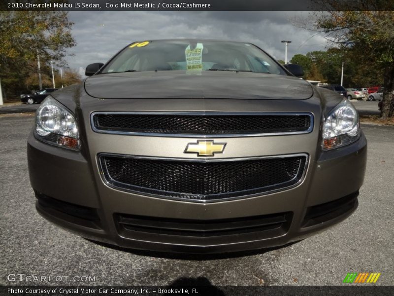 Gold Mist Metallic / Cocoa/Cashmere 2010 Chevrolet Malibu LS Sedan