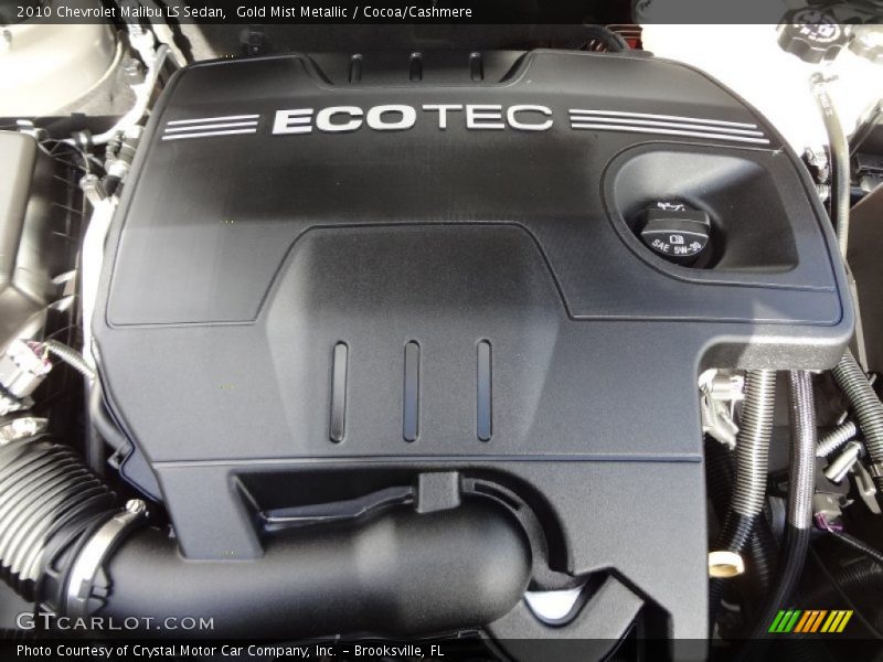 Gold Mist Metallic / Cocoa/Cashmere 2010 Chevrolet Malibu LS Sedan