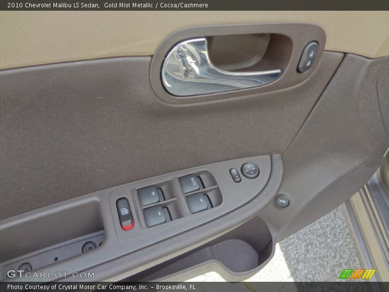 Gold Mist Metallic / Cocoa/Cashmere 2010 Chevrolet Malibu LS Sedan
