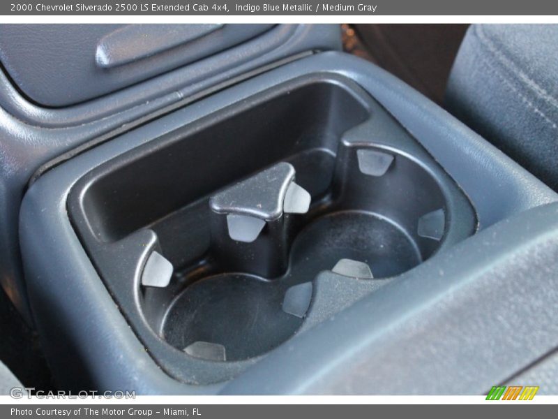 Indigo Blue Metallic / Medium Gray 2000 Chevrolet Silverado 2500 LS Extended Cab 4x4