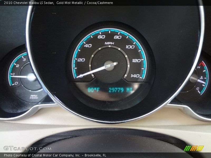 Gold Mist Metallic / Cocoa/Cashmere 2010 Chevrolet Malibu LS Sedan