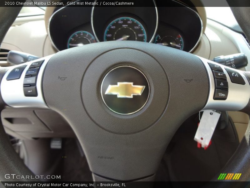 Gold Mist Metallic / Cocoa/Cashmere 2010 Chevrolet Malibu LS Sedan