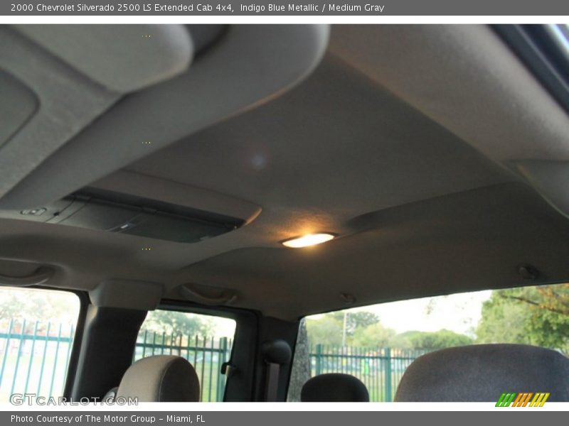 Indigo Blue Metallic / Medium Gray 2000 Chevrolet Silverado 2500 LS Extended Cab 4x4