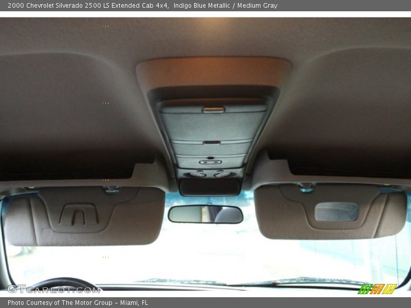 Indigo Blue Metallic / Medium Gray 2000 Chevrolet Silverado 2500 LS Extended Cab 4x4