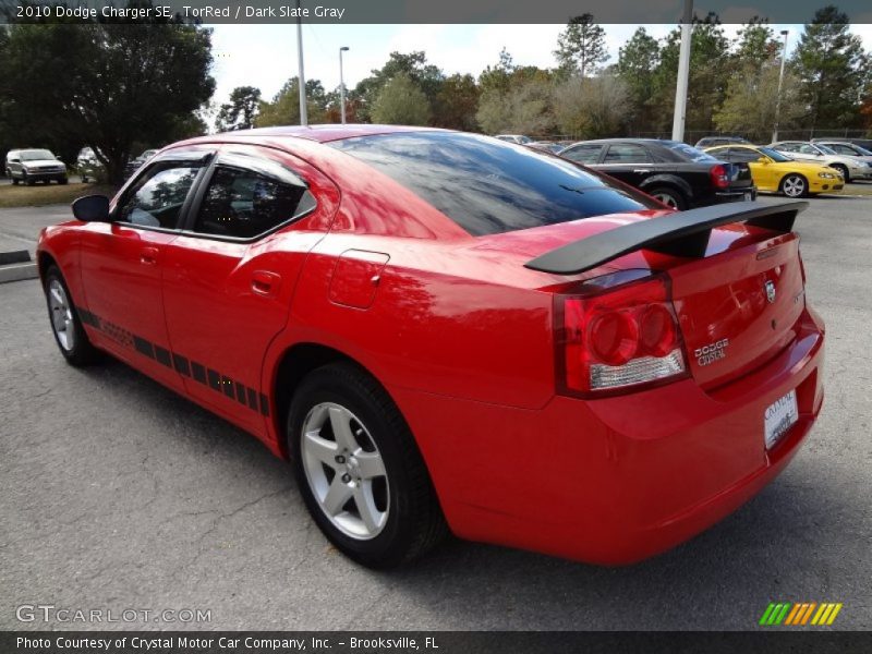 TorRed / Dark Slate Gray 2010 Dodge Charger SE