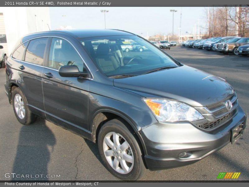 Polished Metal Metallic / Gray 2011 Honda CR-V SE 4WD