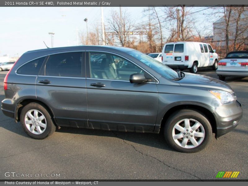 Polished Metal Metallic / Gray 2011 Honda CR-V SE 4WD