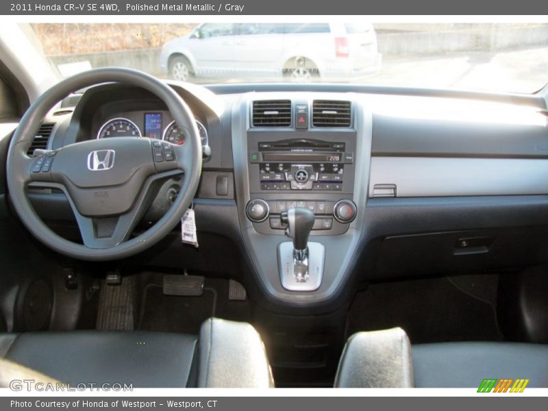 Polished Metal Metallic / Gray 2011 Honda CR-V SE 4WD