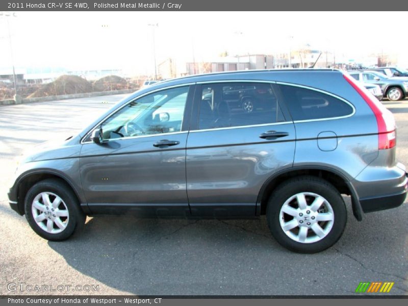 Polished Metal Metallic / Gray 2011 Honda CR-V SE 4WD