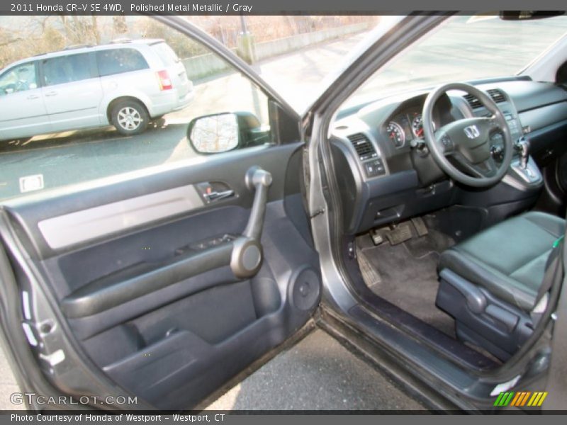 Polished Metal Metallic / Gray 2011 Honda CR-V SE 4WD