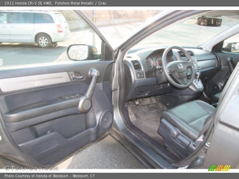 Polished Metal Metallic / Gray 2011 Honda CR-V SE 4WD