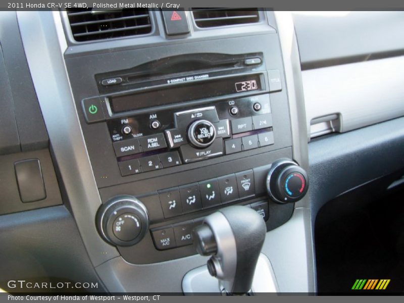 Polished Metal Metallic / Gray 2011 Honda CR-V SE 4WD