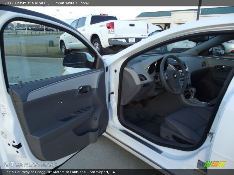 Summit White / Ebony 2012 Chevrolet Malibu LT
