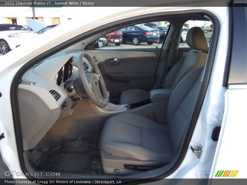 Summit White / Ebony 2012 Chevrolet Malibu LT