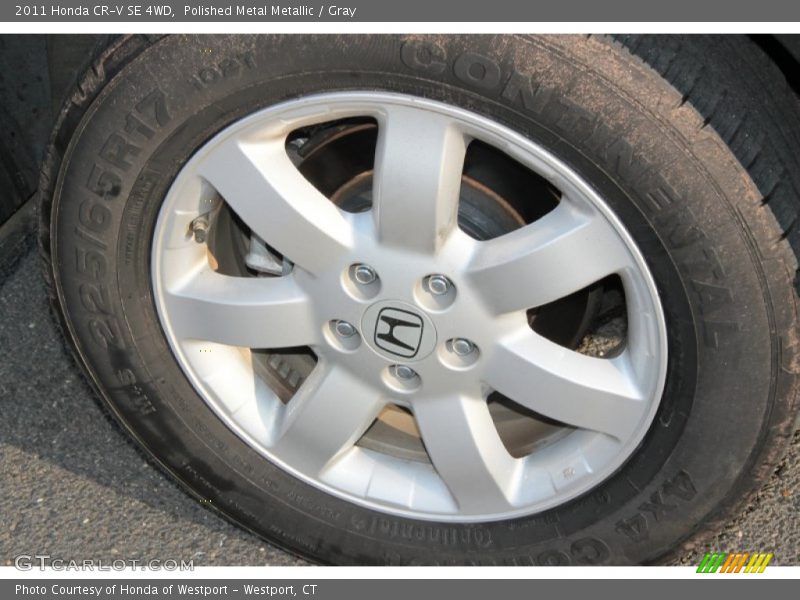 Polished Metal Metallic / Gray 2011 Honda CR-V SE 4WD