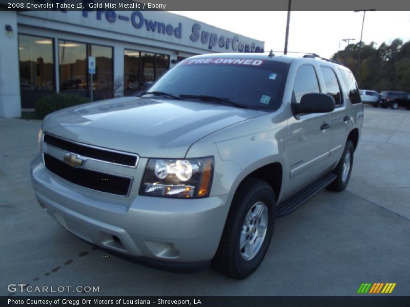Gold Mist Metallic / Ebony 2008 Chevrolet Tahoe LS